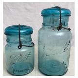 Antique Ball Bail Top Pt & Qt Fruit Jars