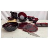 Avon Cape Cod Ruby Red Serving Pieces