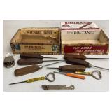 Cigar Boxes, Ice Picks & Bottle Openers