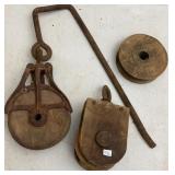 Antique Pulleys