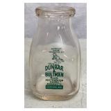 Antique Dunbar & Bultman Half Pint Milk Bottles