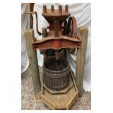 Antique Kentucky Buckeye Cider Mill & Press