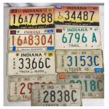 1990s Indiana License Plates