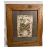 Antique Framed Ladiesï¿½ Home Journal Cover Page