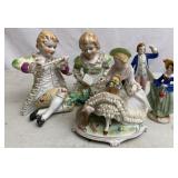 Vtg Victorian Figurines