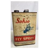 Antique Sohio Fly Spray Tin