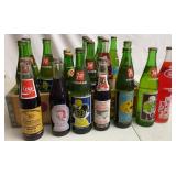 Vtg Commemorative Soda Bottles & Pepsi Flat