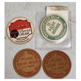 Antique Henry Brune Milk Bottle Caps