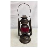 Antique Fuerhand Red Lens Lantern