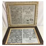 Framed 1989 & 1995 Greensburg HS Seniors