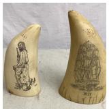 Scrimshaw Pieces