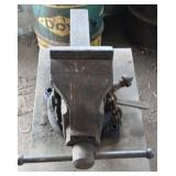 Chas Co. Bench Vise and Table