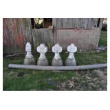 4 Vapor Lights w/ flex Tube