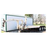 2001 ASM Tri-Axle Gooseneck Trailer