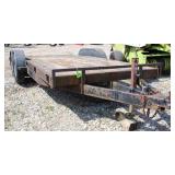 Bumper Pull Trailer, 16 Foot w/2 Foot Dovetail