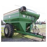 J & M 525-14 Grain Cart w/Tarp & 2 Camera