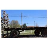 Hay Wagon w/Running Gear, Hitch Broke Off