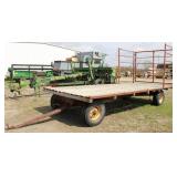 Hay Wagon w/Steel Racks, 18 Foot x 8 Foot