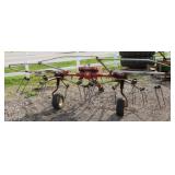 Hesston 3710 2-Basket Tedder