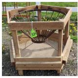Octagon Sheep Feeder, Wood Frame