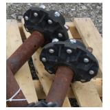 2 Grain Cart Stub Axles