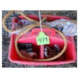 Red Tote w/Cattle Supplies