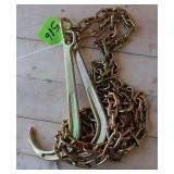 (2) 10 Foot Chains With "J" Hooks