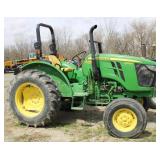 John Deere 5055E Rops Tractor, 2-Wheel Drive