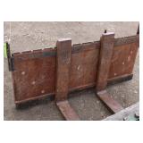 Skid Steer Mount Pallet Forks, 42 Inch