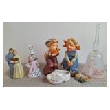 Napco Kissing Figurines, 40th Anniversary Bell &