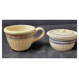 Red Wing Art In The Park Coffee Mug & Crock w/Lid