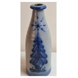 1991 Rowe Pottery Works Christmas Tree Bottle Vase