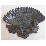 Art Nouveau Cast Advertising Trinket Dish