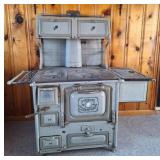 Home Comfort Gray Enamel Wood Cookstove