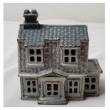 Cast Iron House Still Bank, Antique
