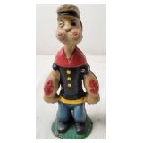 Cast Iron "Popeye The Sailor Man" Still Coin Bank
