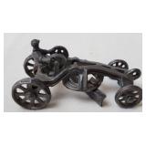 Cast Iron Toy Road Grader w/Man, Antique