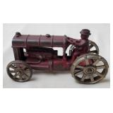 Arcade ? Cast Iron Tractor w/Driver, Antique