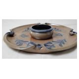 Rowe Pottery Works Stoneware Chip 