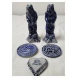 Rowe Pottery Works Bear Salt Shakers & Magnets