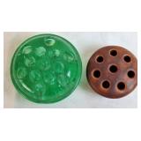 2 Flower Frogs, Vintage