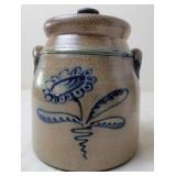 Rowe Pottery Works Crock Jar w/Lid