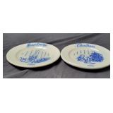 Salmon Falls Christmas & New Year Plates