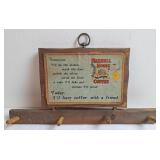 Maxwell House Coffee Advertising Plaque w/Poem