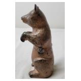 Cast Iron "Begging Bear" Still Bank, Antique