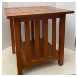 Solid Wood End Table