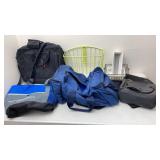 Duffle Bags & Wire Baskets