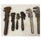 Antique Pipe & Monkey Wrenches