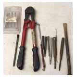 12in Bolt Cutters, Chisels & Punches