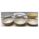 Stoneware Serving Bowls & Strawberry/Cream Bowls
